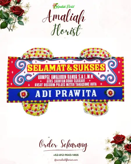Papan Bunga Ucapan Selamat Tegowanuh